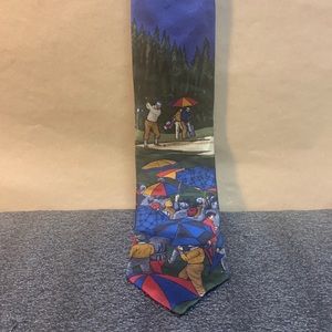 Hathaway Golf ⛳️ Multicolored Imported Fabric Style Tie
